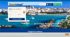 Desktop Screenshot of iperalviaggi.it