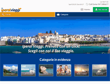 Tablet Screenshot of iperalviaggi.it
